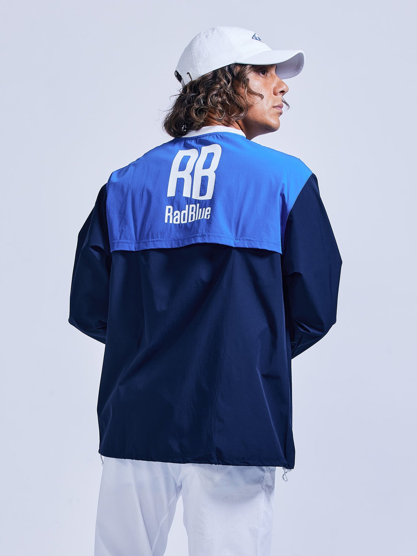 ストレッチナイロンプルオーバー/スニードジャックNAVYBLUES